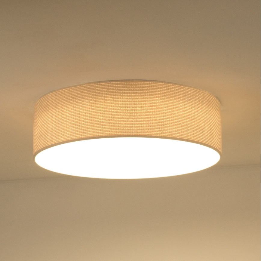 Duolla - LED Stropna svetilka CORTINA LED/26W/230V pr. 45 cm 4000K krem barva