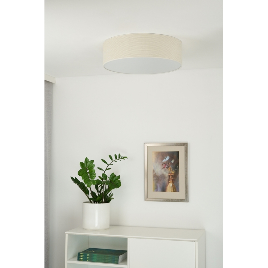 Duolla - LED Stropna svetilka CORTINA LED/26W/230V pr. 45 cm 4000K krem barva