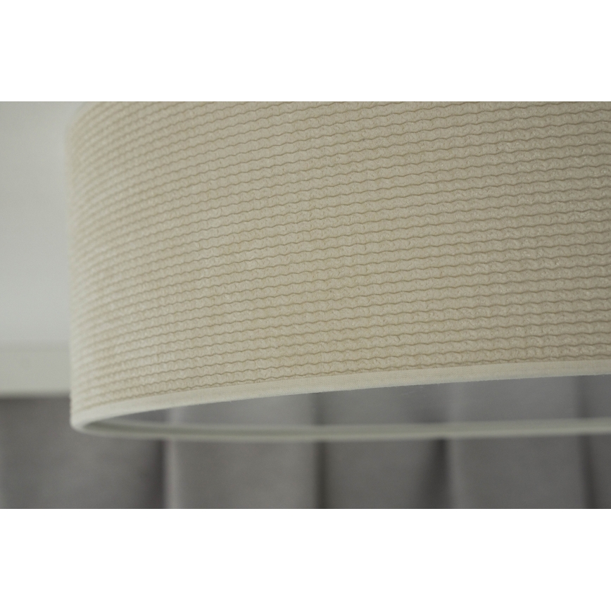 Duolla - LED Stropna svetilka CORTINA LED/26W/230V pr. 45 cm 4000K krem barva