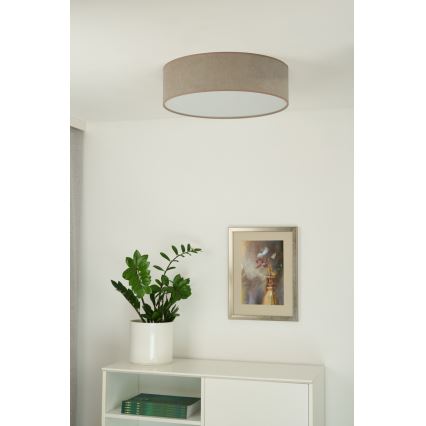 Duolla - LED Stropna svetilka CORTINA LED/26W/230V pr. 45 cm 4000K rjava