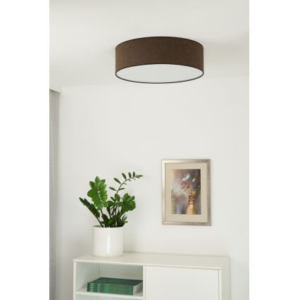Duolla - LED Stropna svetilka CORTINA LED/26W/230V pr. 45 cm 4000K rjava