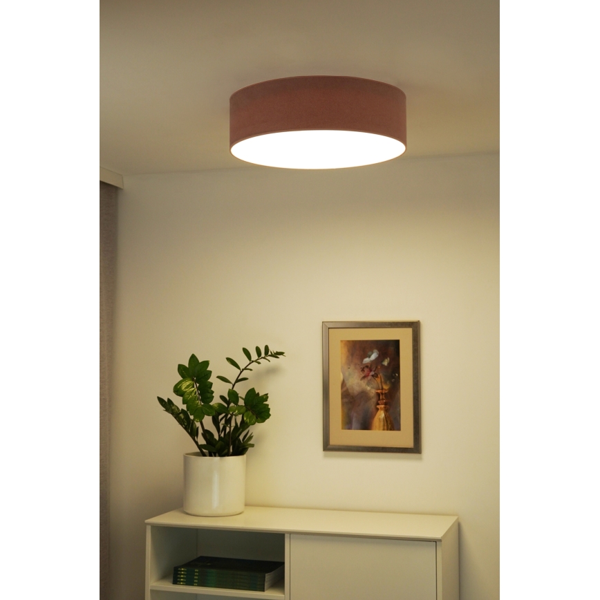 Duolla - LED Stropna svetilka CORTINA LED/26W/230V pr. 45 cm 4000K roza