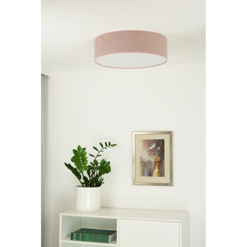 Duolla - LED Stropna svetilka CORTINA LED/26W/230V pr. 45 cm 4000K roza
