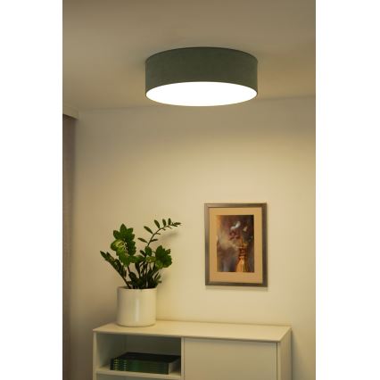 Duolla - LED Stropna svetilka CORTINA LED/26W/230V pr. 45 cm 4000K turkizna