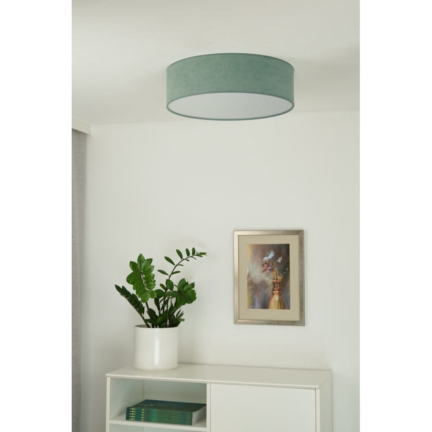 Duolla - LED Stropna svetilka CORTINA LED/26W/230V pr. 45 cm 4000K turkizna