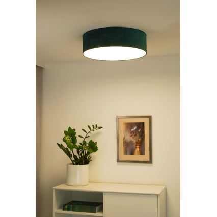 Duolla - LED Stropna svetilka CORTINA LED/26W/230V pr. 45 cm 4000K zelena