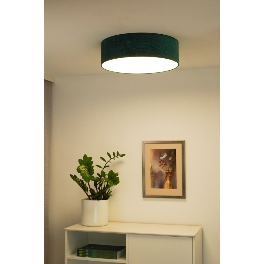 Duolla - LED Stropna svetilka CORTINA LED/26W/230V pr. 45 cm 4000K zelena