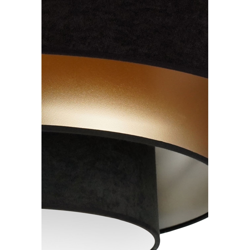 Duolla - LED Stropna svetilka LUNETA LED/26W/230V pr. 60 cm 4000K črna/zlata