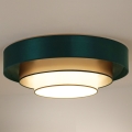 Duolla - LED Stropna svetilka LUNETA LED/26W/230V pr. 60 cm 4000K zelena/zlata/bela