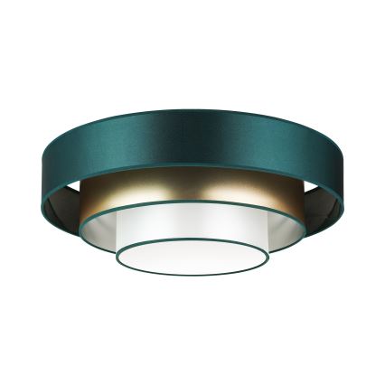 Duolla - LED Stropna svetilka LUNETA LED/26W/230V pr. 60 cm 4000K zelena/zlata/bela