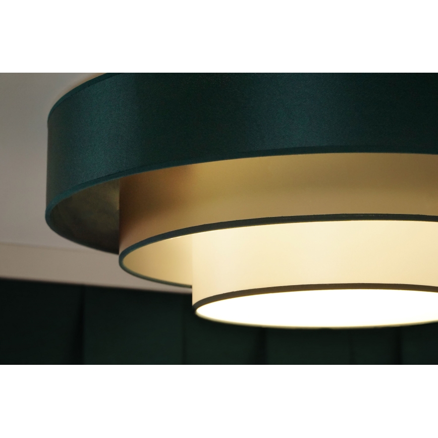 Duolla - LED Stropna svetilka LUNETA LED/26W/230V pr. 60 cm 4000K zelena/zlata/bela