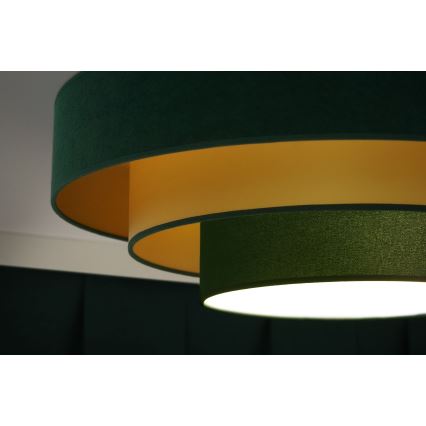 Duolla - LED Stropna svetilka LUNETA LED/26W/230V pr. 60 cm 4000K zelena/zlata