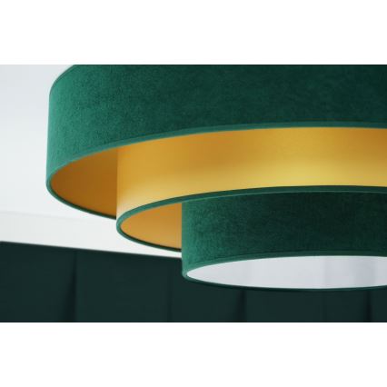 Duolla - LED Stropna svetilka LUNETA LED/26W/230V pr. 60 cm 4000K zelena/zlata