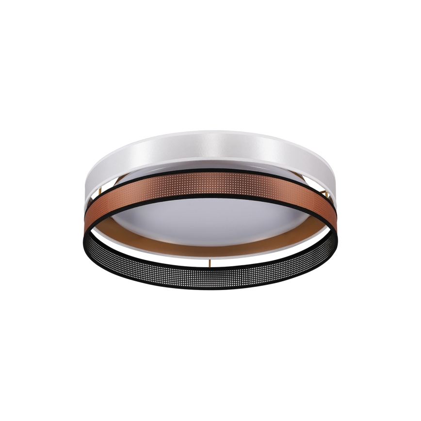 Duolla - LED Stropna svetilka ROLLER DUO SHINY LED/24W/230V pr. 45 cm bela/baker