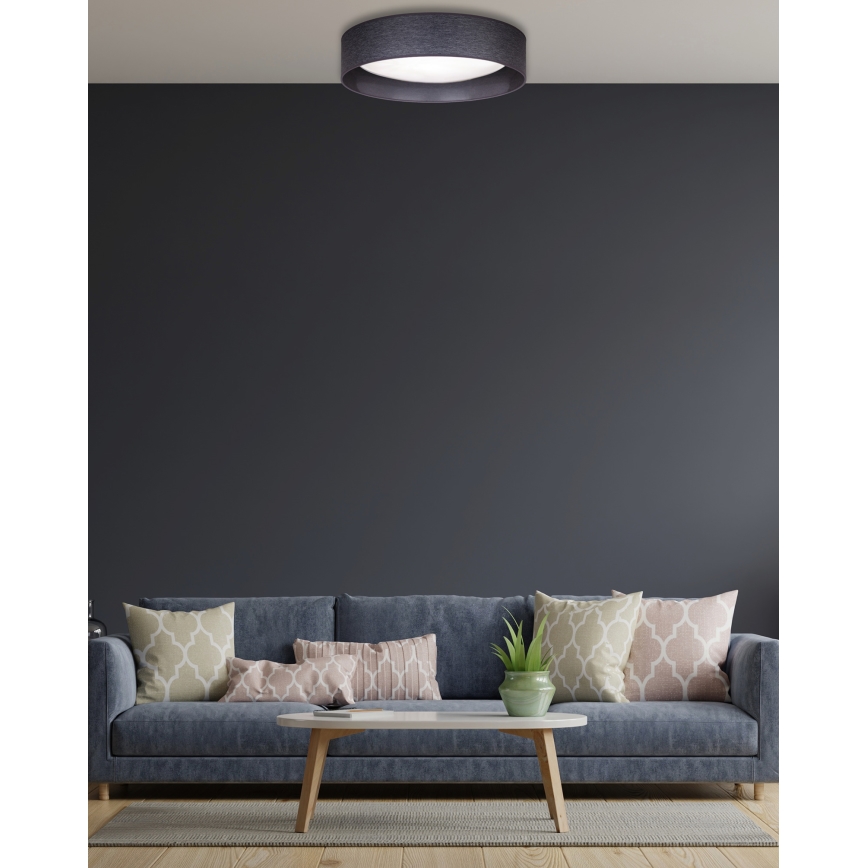 Duolla - LED Stropna svetilka ROLLER LED/24W/230V pr. 45 cm antracit