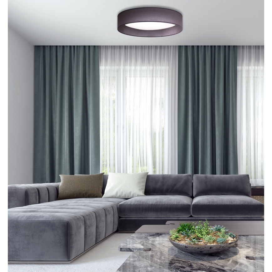 Duolla - LED Stropna svetilka ROLLER LED/24W/230V pr. 45 cm antracit