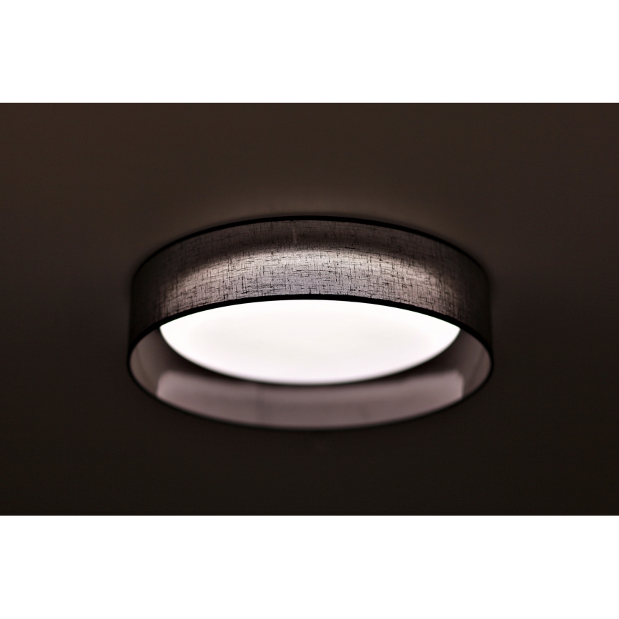Duolla - LED Stropna svetilka ROLLER LED/24W/230V pr. 45 cm antracit