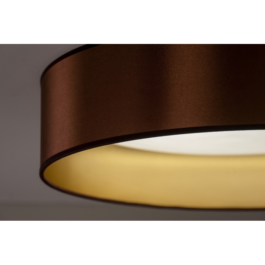 Duolla - LED Stropna svetilka ROLLER LED/24W/230V pr. 45 cm baker/zlata