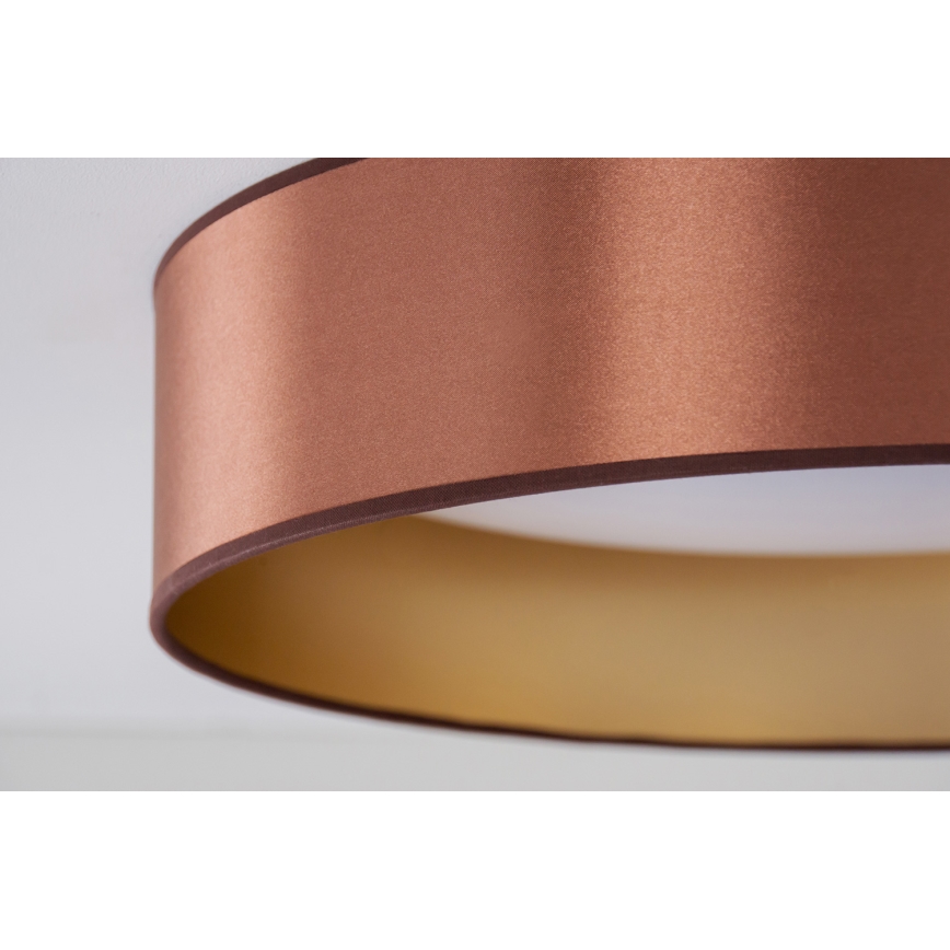 Duolla - LED Stropna svetilka ROLLER LED/24W/230V pr. 45 cm baker/zlata