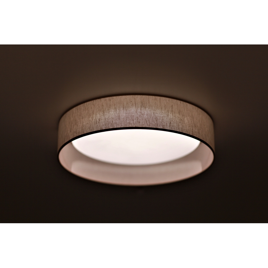 Duolla - LED Stropna svetilka ROLLER LED/24W/230V pr. 45 cm bež