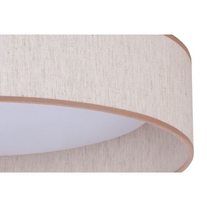 Duolla - LED Stropna svetilka ROLLER LED/24W/230V pr. 45 cm bež