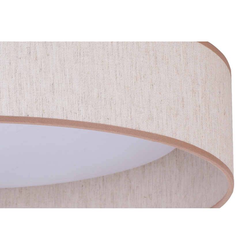 Duolla - LED Stropna svetilka ROLLER LED/24W/230V pr. 45 cm bež