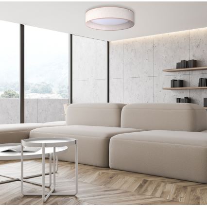 Duolla - LED Stropna svetilka ROLLER LED/24W/230V pr. 45 cm bež