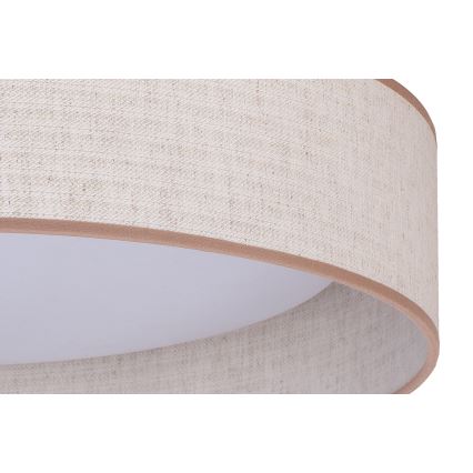 Duolla - LED Stropna svetilka ROLLER LED/24W/230V pr. 45 cm bež