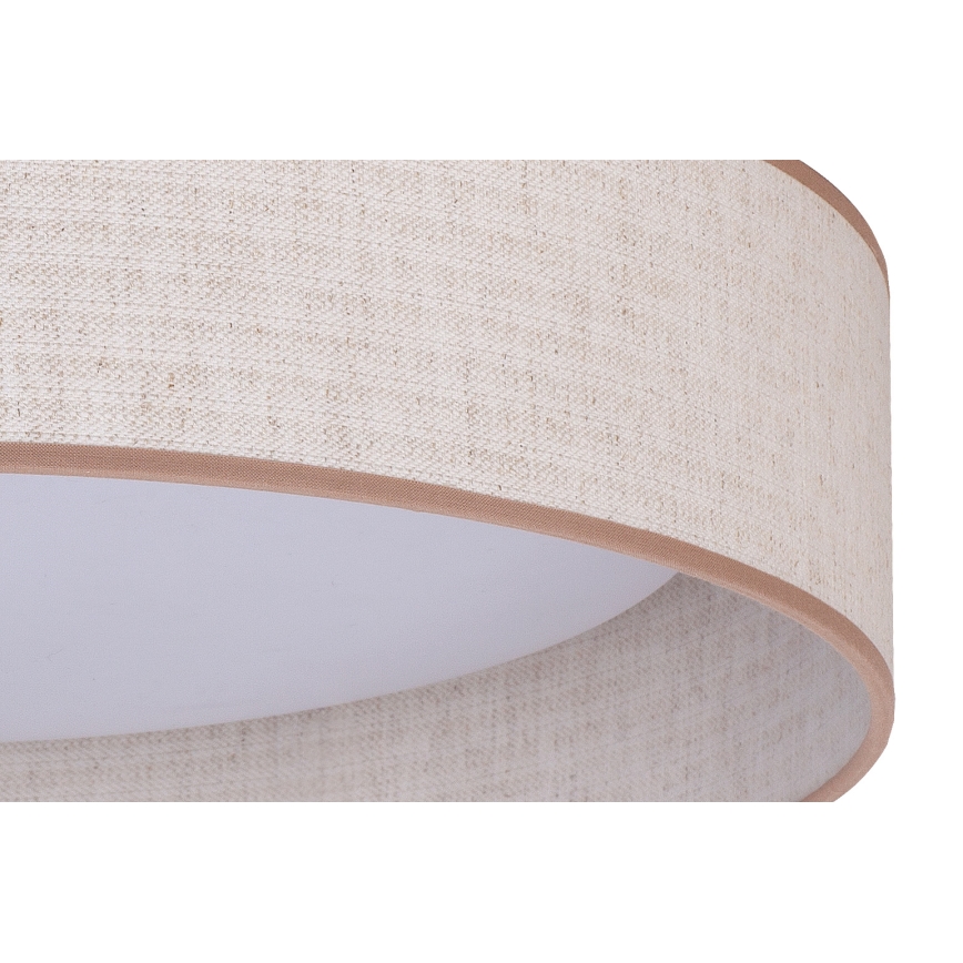 Duolla - LED Stropna svetilka ROLLER LED/24W/230V pr. 45 cm bež