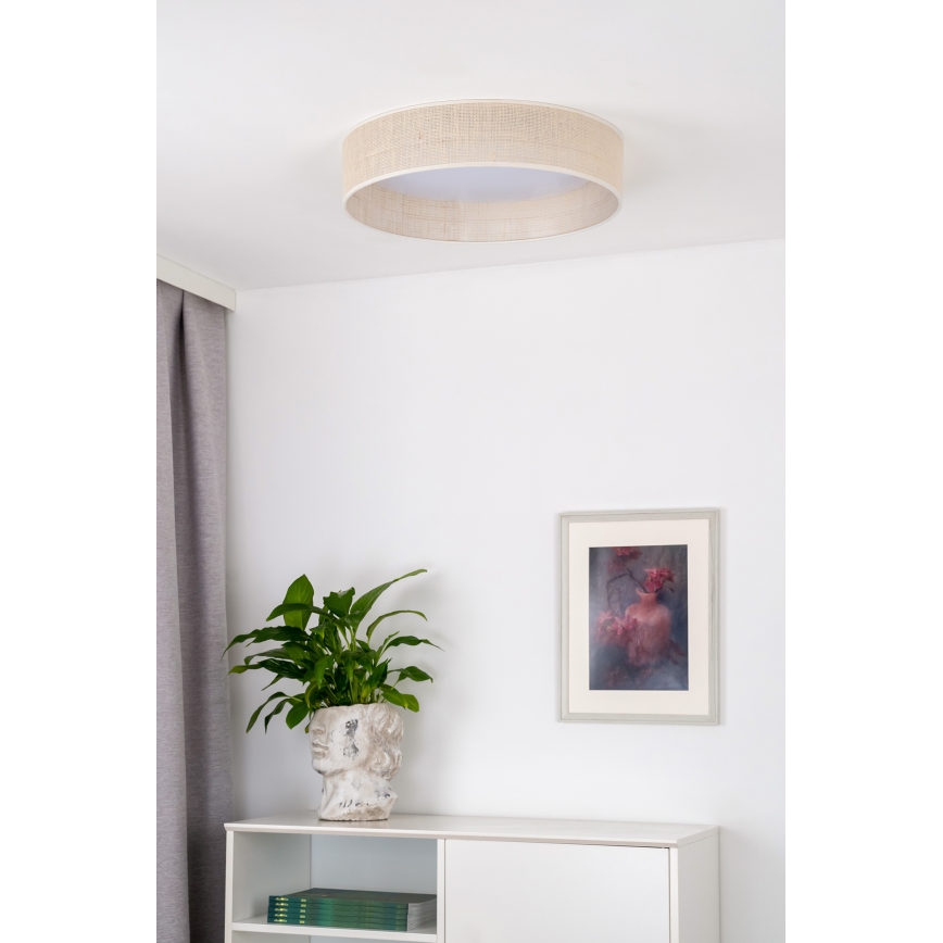 Duolla - LED Stropna svetilka ROLLER LED/24W/230V pr. 45 cm bež