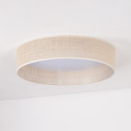 Duolla - LED Stropna svetilka ROLLER LED/24W/230V pr. 45 cm bež