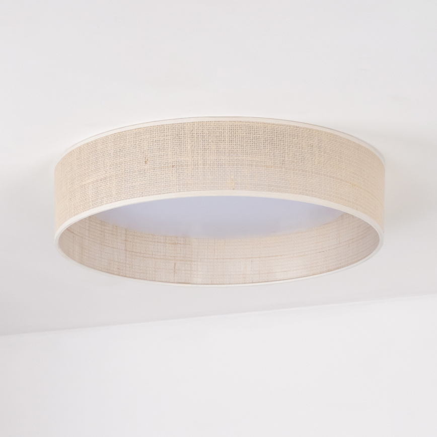Duolla - LED Stropna svetilka ROLLER LED/24W/230V pr. 45 cm bež