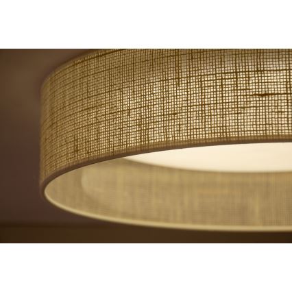 Duolla - LED Stropna svetilka ROLLER LED/24W/230V pr. 45 cm bež