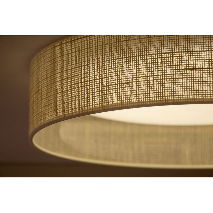 Duolla - LED Stropna svetilka ROLLER LED/24W/230V pr. 45 cm bež