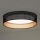 Duolla - LED Stropna svetilka ROLLER LED/24W/230V pr. 45 cm črna/baker