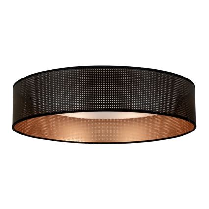Duolla - LED Stropna svetilka ROLLER LED/24W/230V pr. 45 cm črna/baker