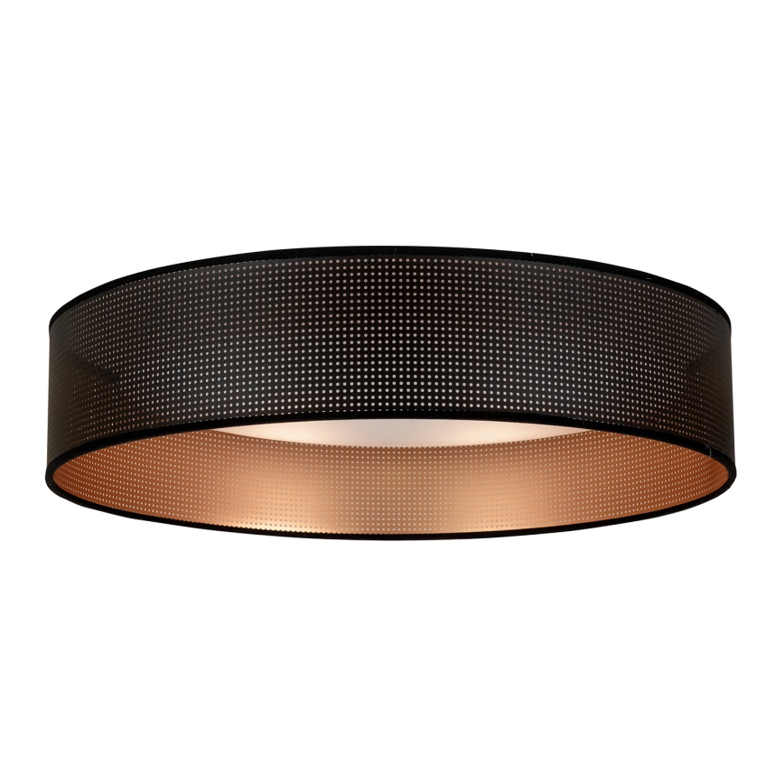 Duolla - LED Stropna svetilka ROLLER LED/24W/230V pr. 45 cm črna/baker