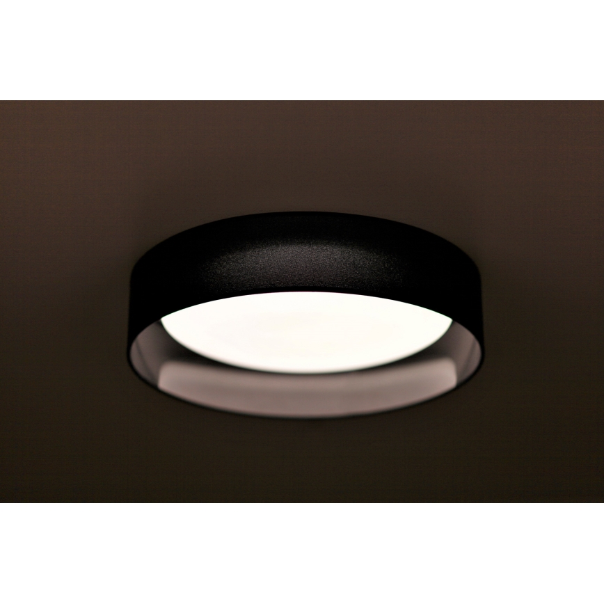 Duolla - LED Stropna svetilka ROLLER LED/24W/230V pr. 45 cm črna
