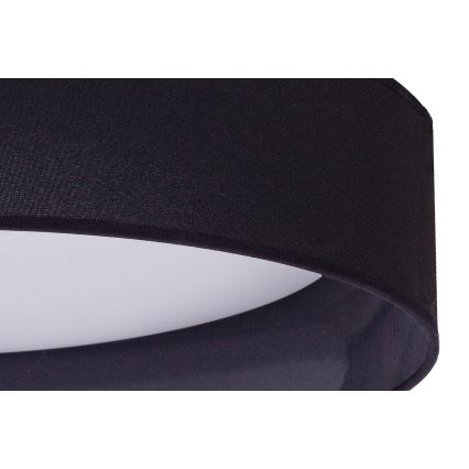 Duolla - LED Stropna svetilka ROLLER LED/24W/230V pr. 45 cm črna