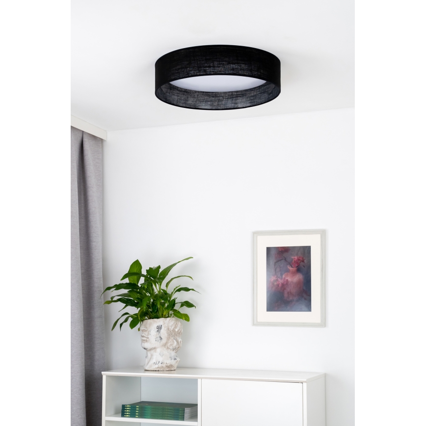 Duolla - LED Stropna svetilka ROLLER LED/24W/230V pr. 45 cm črna