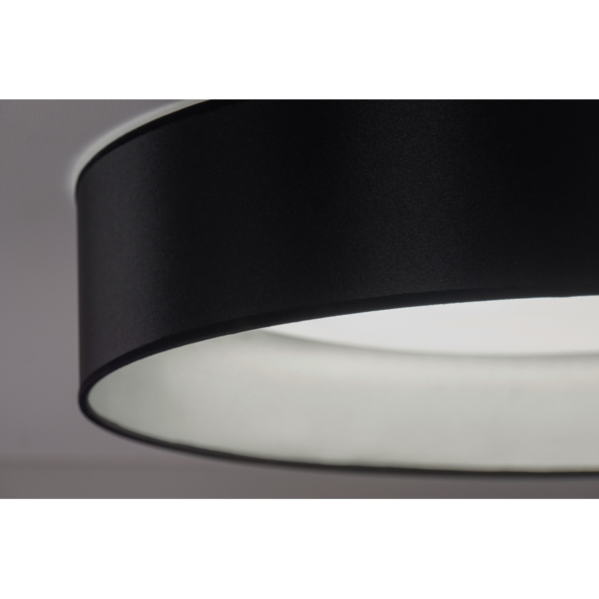 Duolla - LED Stropna svetilka ROLLER LED/24W/230V pr. 45 cm črna/srebrna