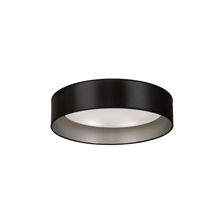 Duolla - LED Stropna svetilka ROLLER LED/24W/230V pr. 45 cm črna/srebrna