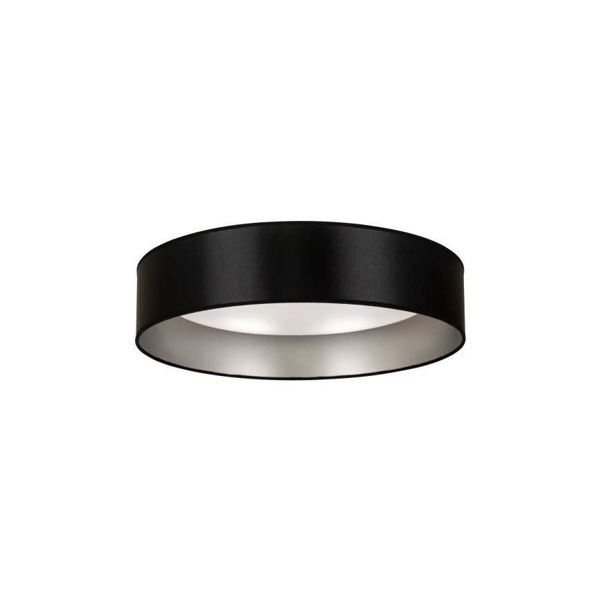 Duolla - LED Stropna svetilka ROLLER LED/24W/230V pr. 45 cm črna/srebrna