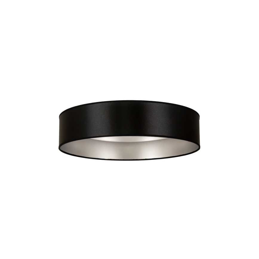 Duolla - LED Stropna svetilka ROLLER LED/24W/230V pr. 45 cm črna/srebrna