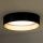 Duolla - LED Stropna svetilka ROLLER LED/24W/230V pr. 45 cm črna/zlata