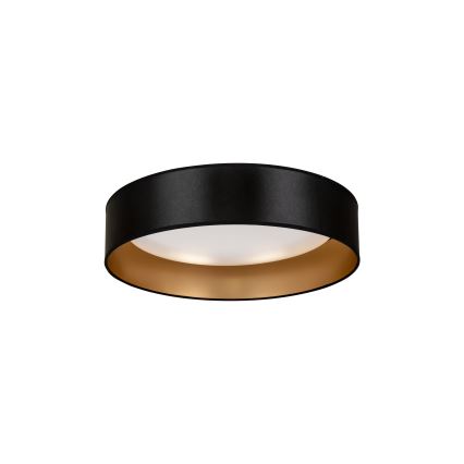 Duolla - LED Stropna svetilka ROLLER LED/24W/230V pr. 45 cm črna/zlata