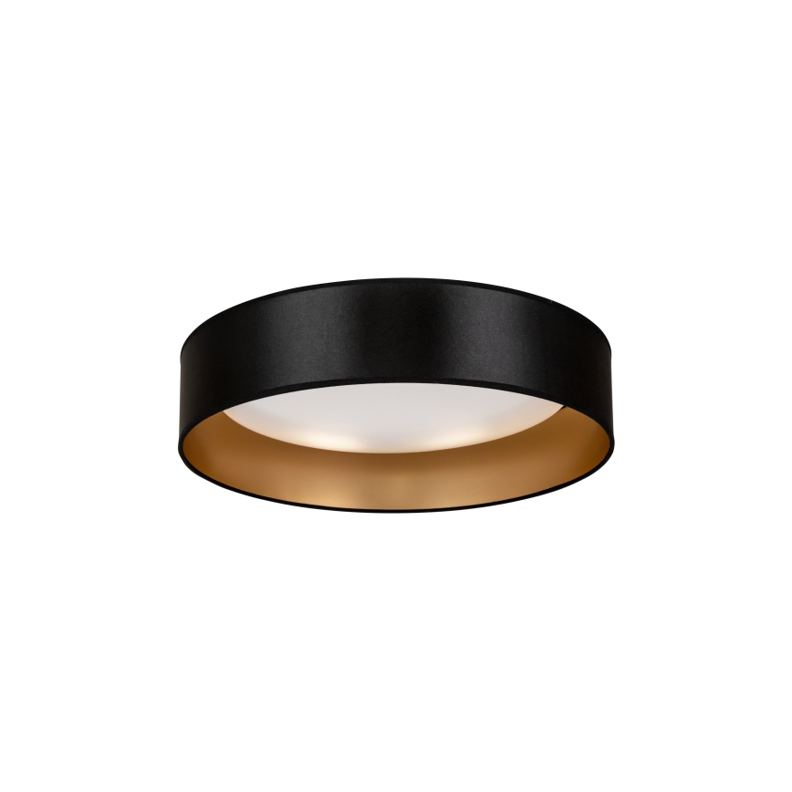 Duolla - LED Stropna svetilka ROLLER LED/24W/230V pr. 45 cm črna/zlata