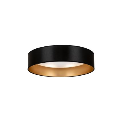 Duolla - LED Stropna svetilka ROLLER LED/24W/230V pr. 45 cm črna/zlata