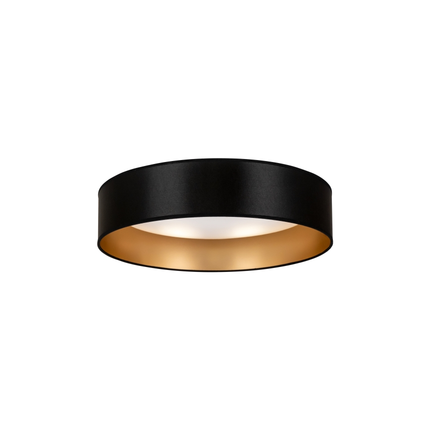 Duolla - LED Stropna svetilka ROLLER LED/24W/230V pr. 45 cm črna/zlata