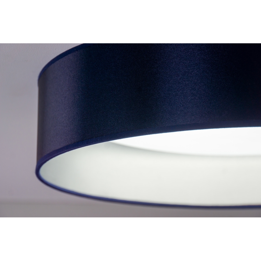 Duolla - LED Stropna svetilka ROLLER LED/24W/230V pr. 45 cm modra/srebrna